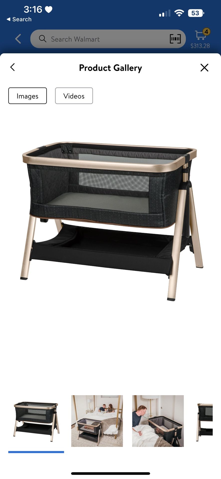 Monbebe Suite Slumber Height Adjustable Baby Urban Boho for