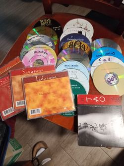 Over 25 meditation relaxation music CDs some in sets