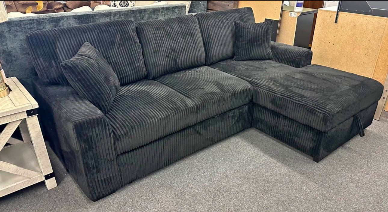 Black Sofa Sectional Sleeper
