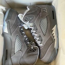 Jordan 5 Wolf Grey 10 And 10.5 Brand New