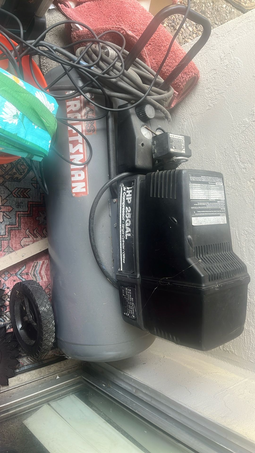 Craftsman Air Compressor 4hp 25 Gal