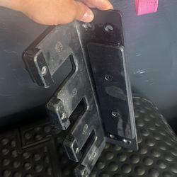 barbell wall mount holds 3 barbells