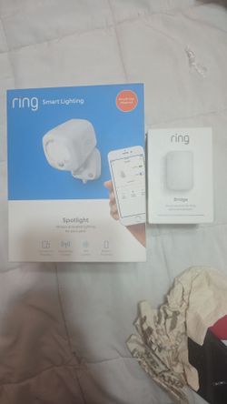 Ring wireless spotlight and bridge