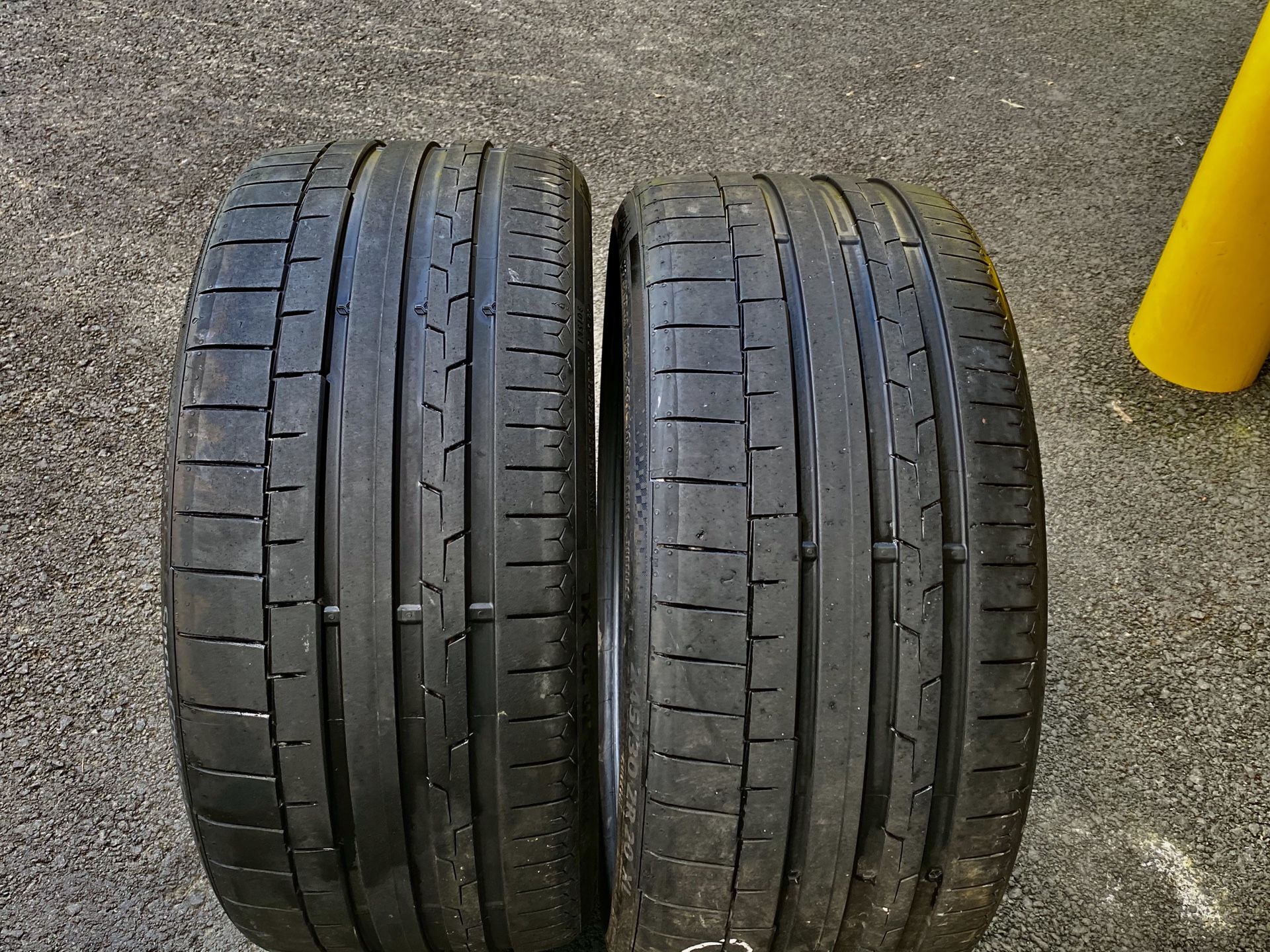 245 30 20 Continental 2 tires