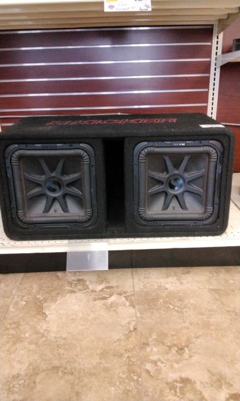 Kicker DUAL 12" 1200w Subs ($245)