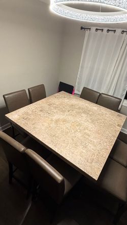 Dining Table with 8 Chairs