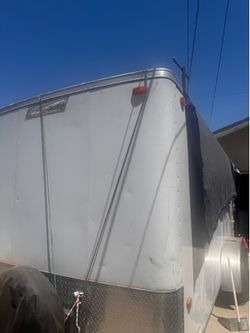 7x16     Pacer cargo trailer with (2) spare tires