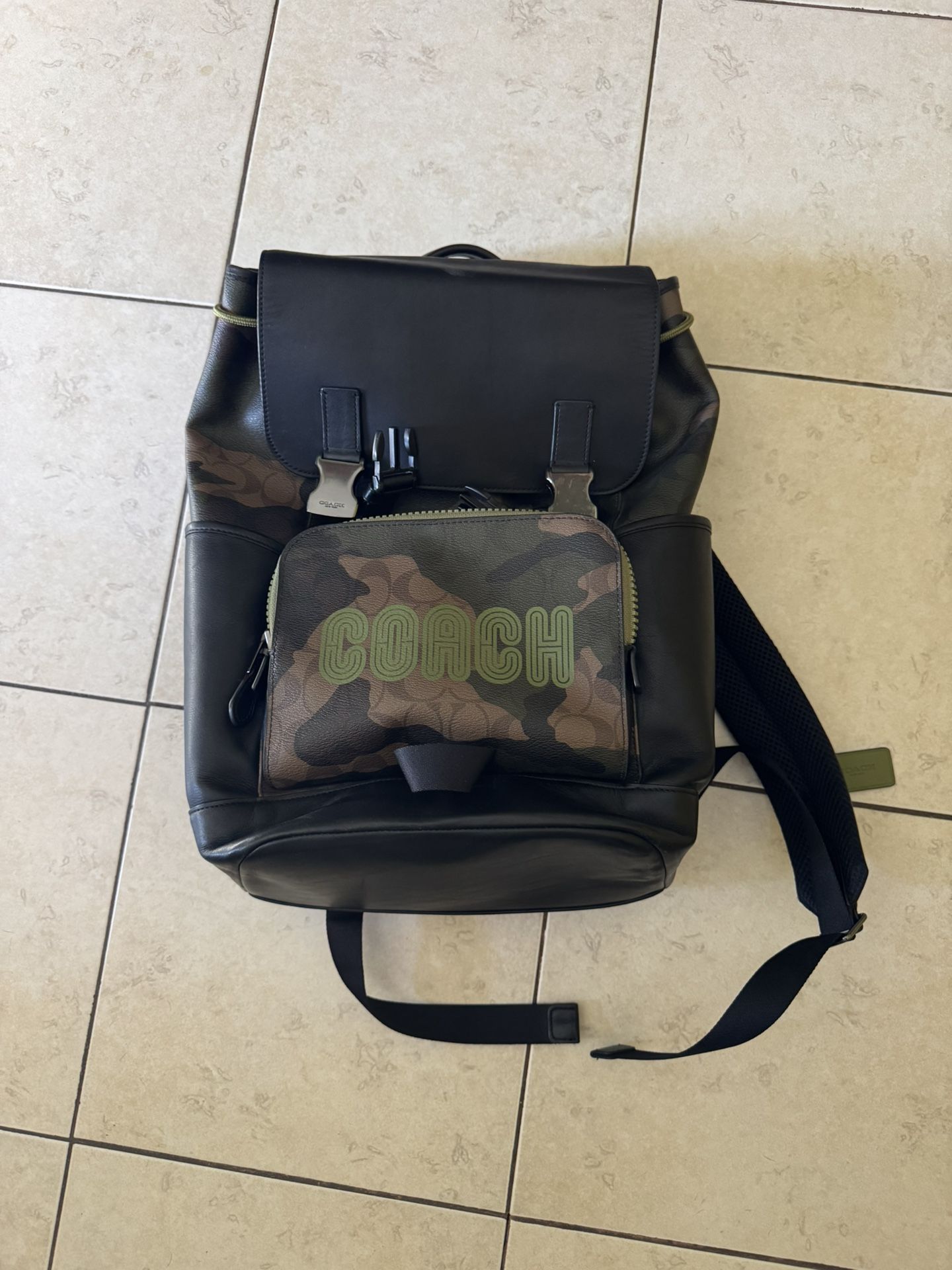 Camo Coach Backpack