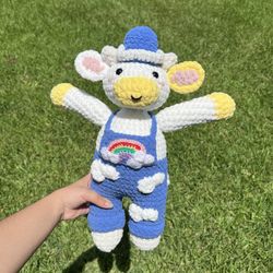 Handmade Crochet Cow