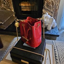 Prada Patent Leather Mini Pouch