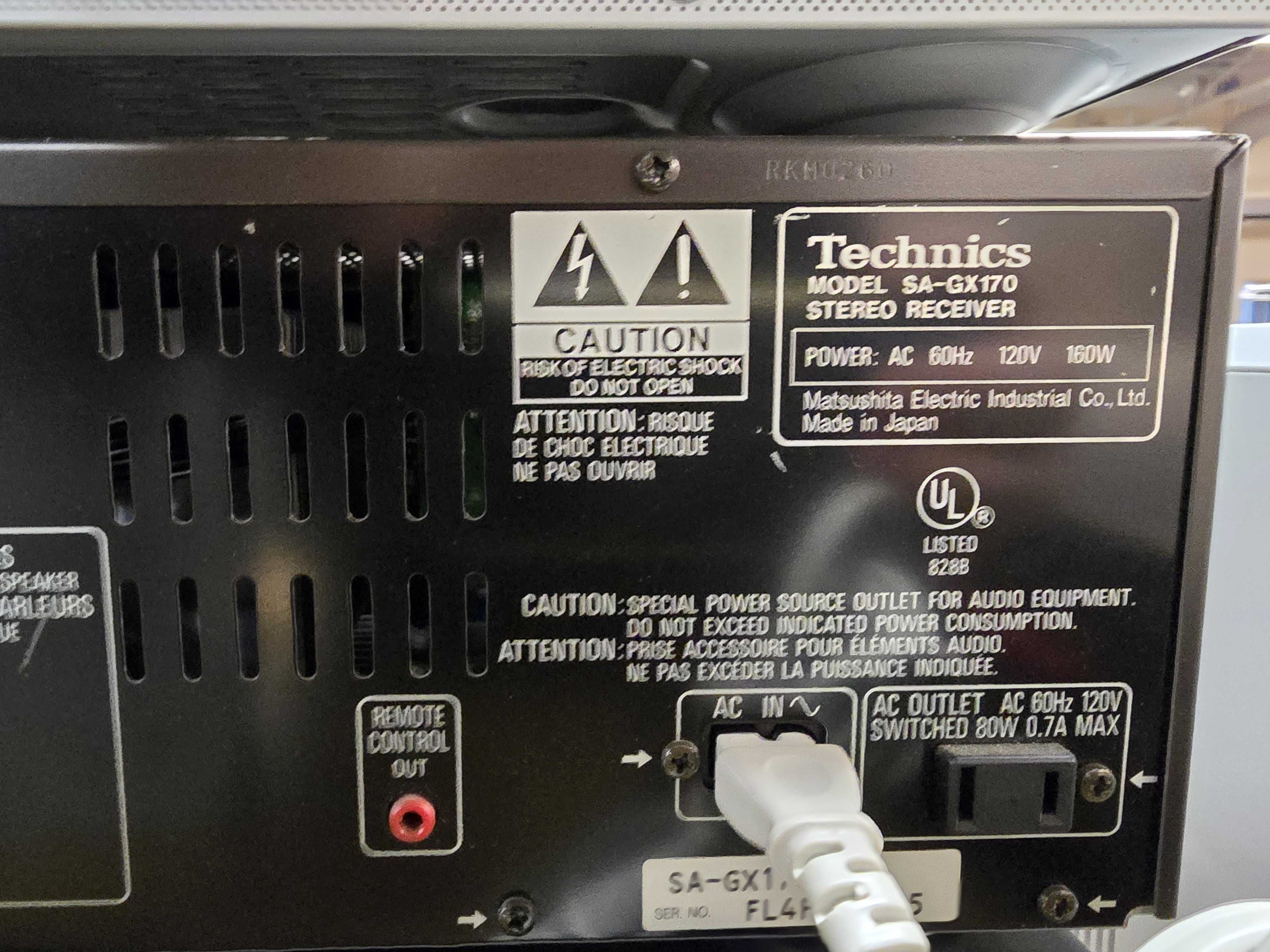 Technics Stereo Receiver SA-GX170