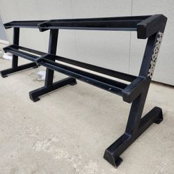 Prostar Heavy Duty Black Commercial Grade Dumbbell Rack