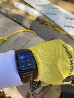 AppleWatch Series 3 with Leather BullStrap