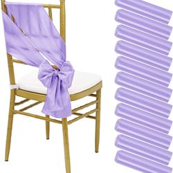 Lavender Chair Sashes