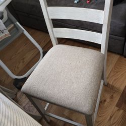 Skempton Counter Height Dining Table and 6 Bar Stools