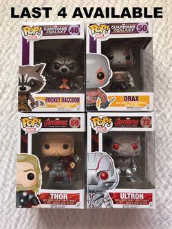 Funko Pop Marvel/Star Wars Vinyl Figures (Swipe for Closer Look)