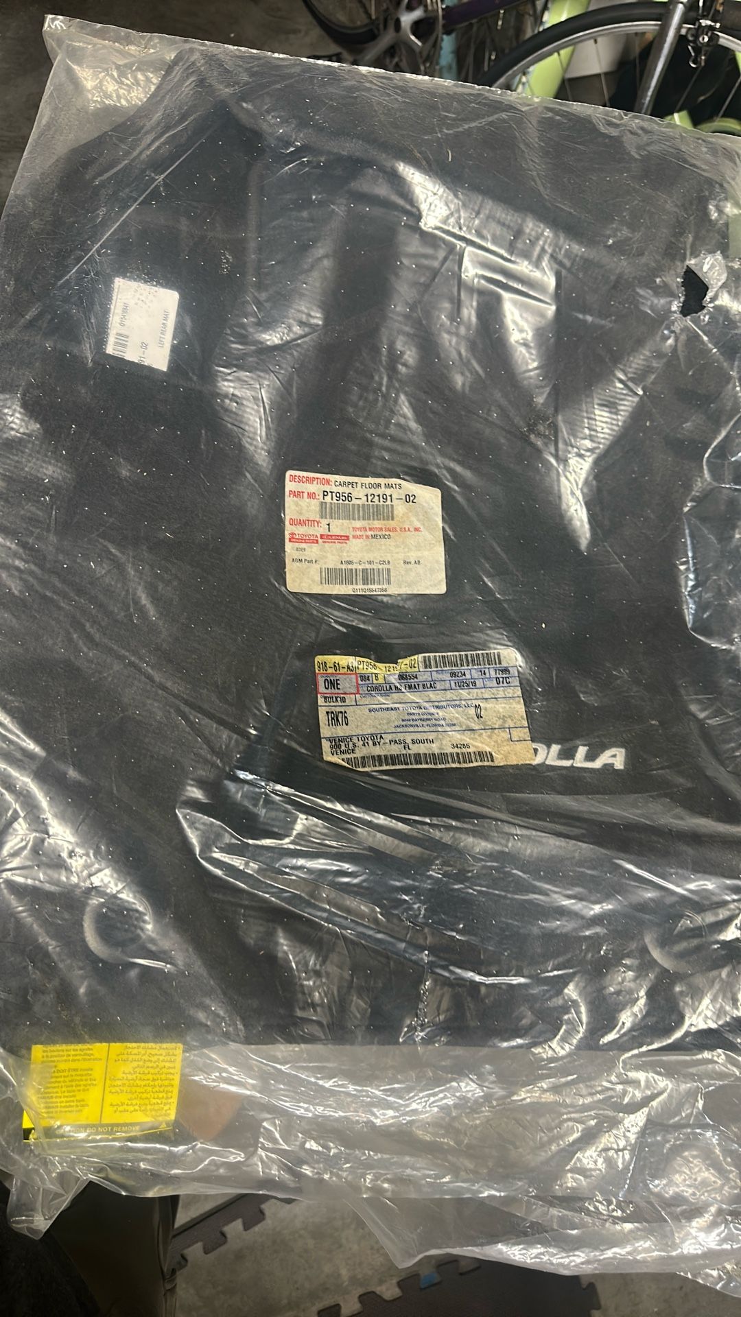 Toyota Corolla Floor Mat PT(contact info removed)1-02