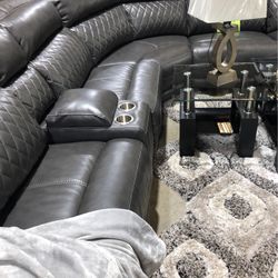 Samperstone Piece Power Reclining Sectional 