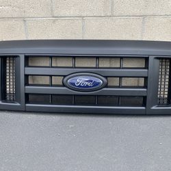 2008-2014 Ford Econoline E150 E250 Front Upper Grill Grille Oem