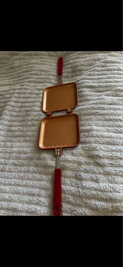 Double-Sided Copper Nonstick Sandwich Grill Pan