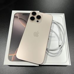 iPhone 16 Pro Max 100% Battery Unlocked