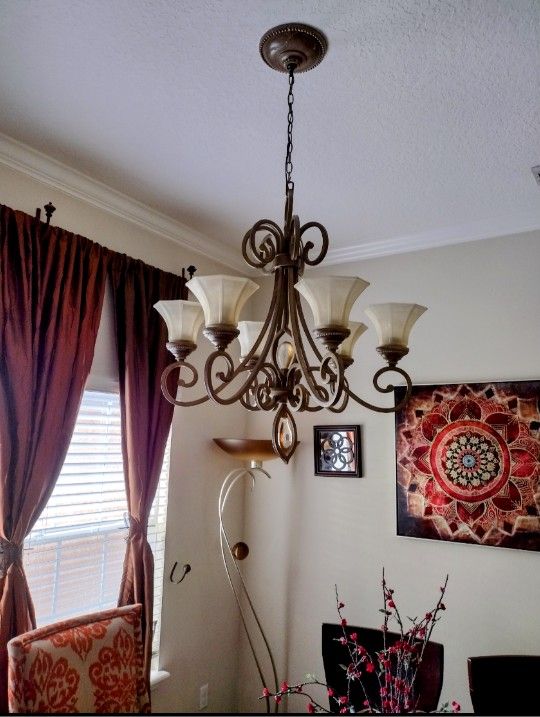 Wrought Iron Chandelier 