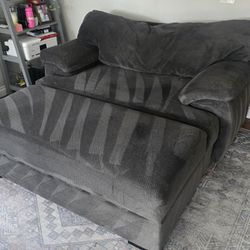 couch with matching ottoman
