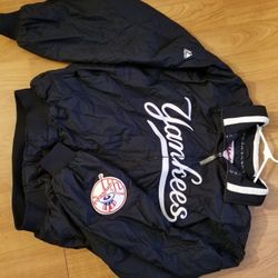 Majestic Authentic Yankees Jacket fleece lined