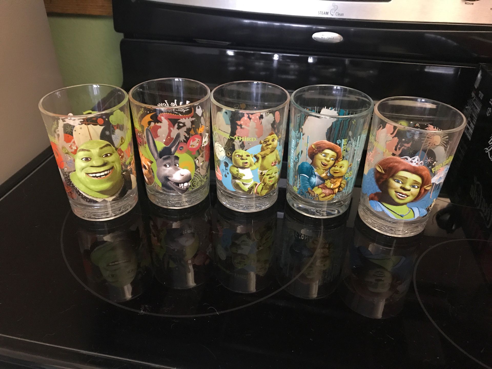 Shrek collectible cups