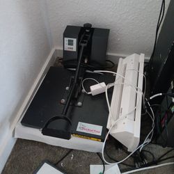 Shirt Heat Press with cameo Printer $300