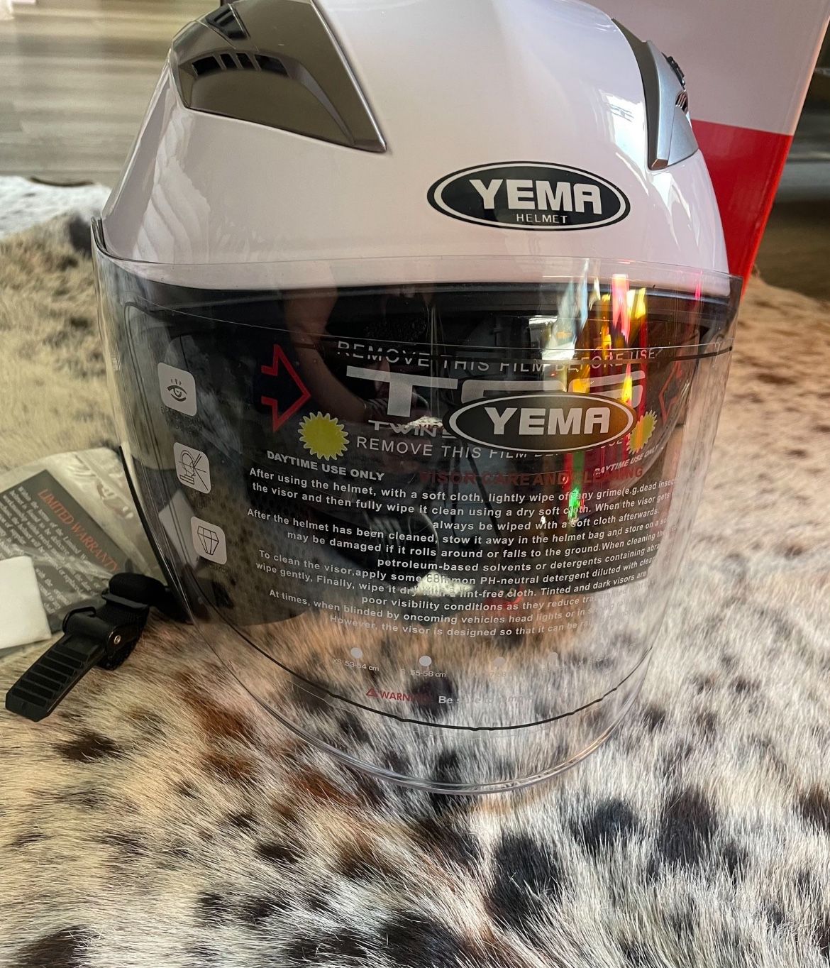 3/4 Motorcycle Helmet