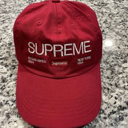 Vintage 6 Panel Supreme Hat