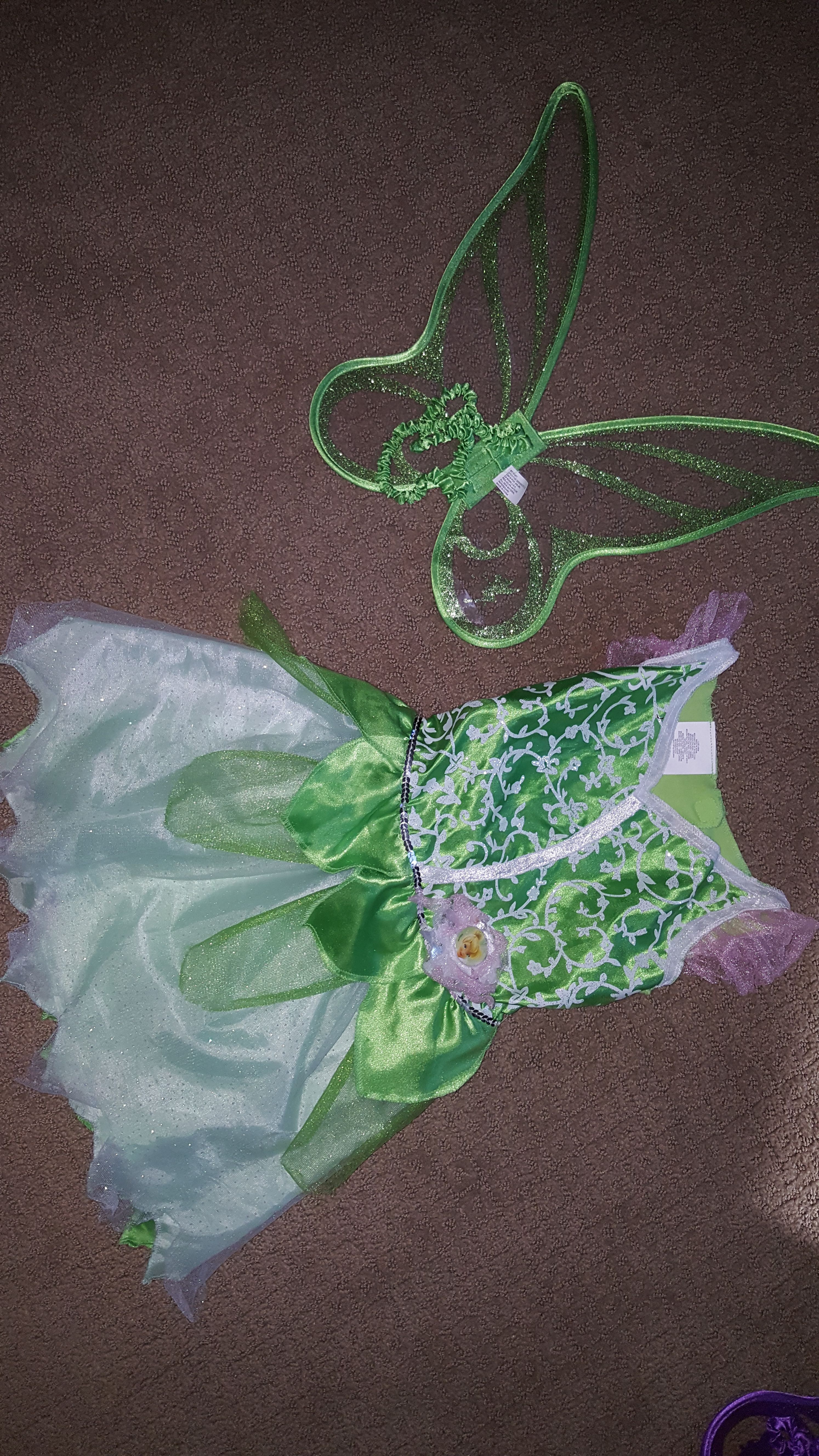 Tinkerbell girls costume **Like New**