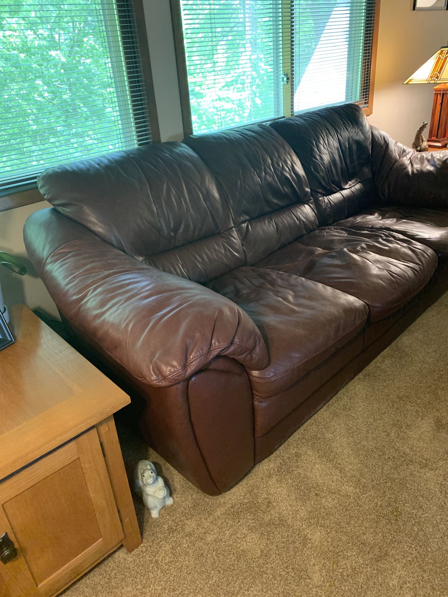 Natuzzi Leather Living Room Set
