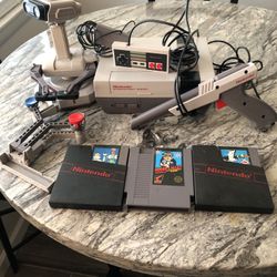 Nintendo Console Games,robot And Gun