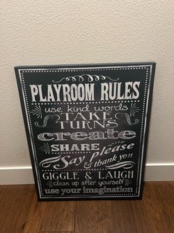 Kids Room Canvas Wall Decor