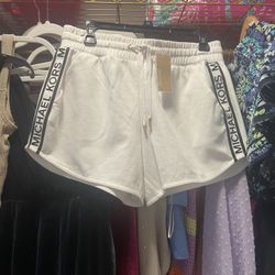 New With Tag Michael Kors Tape Track Shorts M