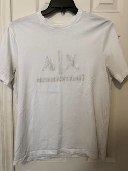 Armani Exchange White Logo T-Shirt