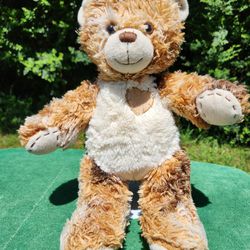 Build A Bear Calico Champ Teddy Bear – Stitched Patchwork Theme