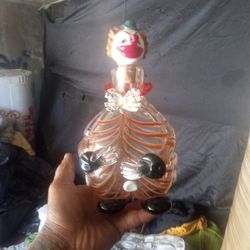 Murano glass bottle $35