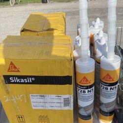 SIKASIL 728 NS LIMESTONE ROOF/ HIGHWAY/PARKING GARAGE ROOF SILICONE SEALANT ALMOST 3 cases LEFT 12 per case.   Original price $45 each $10 each  That’