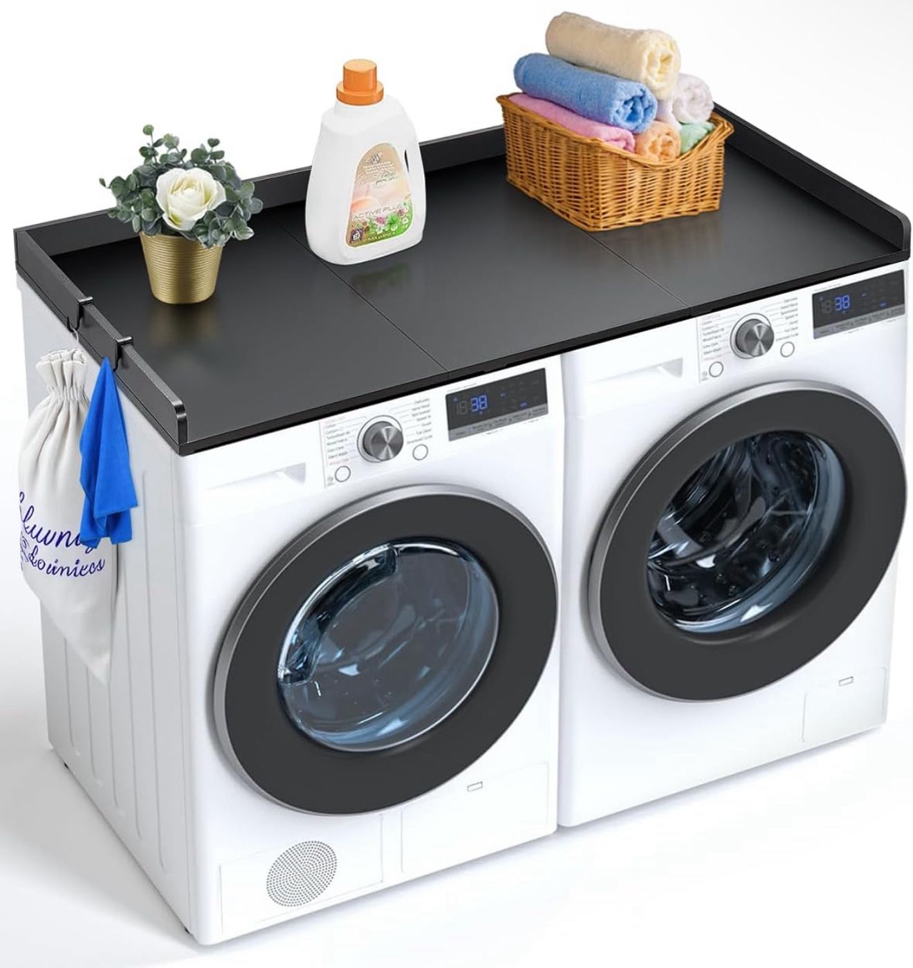 Washer Dryer Countertop with 3 Splicing Panels(Jh2665A)