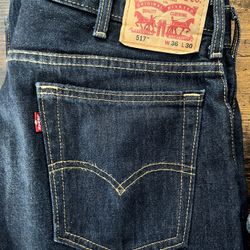 517 bootcut 36x30 Levis
