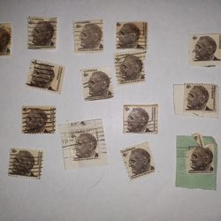 Rare 6 cent Franklin D. Roosevelt U.S. postage stamps (set of 15)