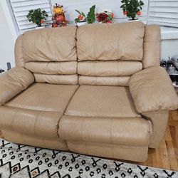 Sofa Set 3 Piece Beige 