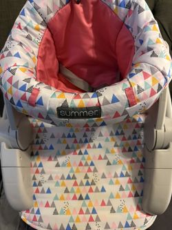 Summer Infant Learn-to-Sit 2-Position Floor Seat (Funfetti Pink)