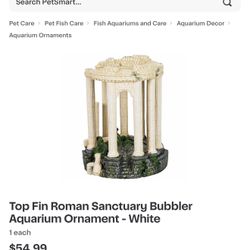 Fish Tank Aquarium Roman Column Bubbler