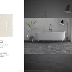 WOW Mestizaje White 5x5 Tile 100SF $679 (400+ SF Available)