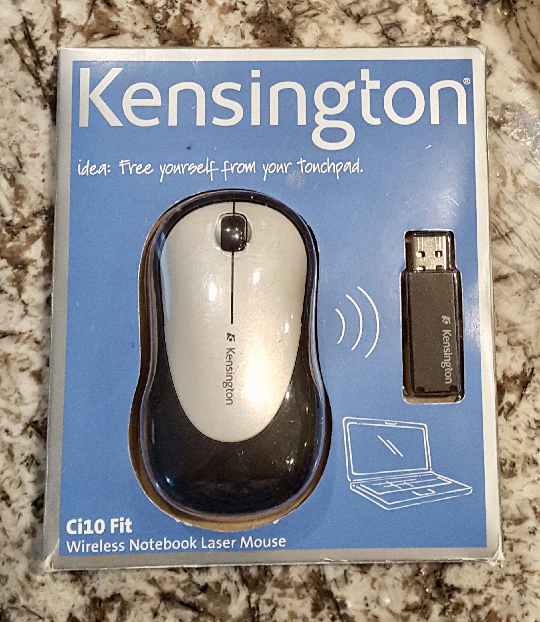 Kensington Ci10 Fit Wireless Notebook Laser Mouse