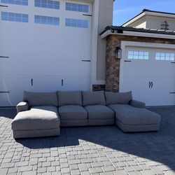 4 piece grey sectional